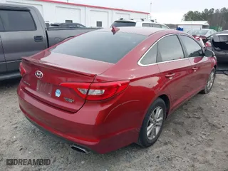 2015 Hyundai Sonata 2.4L SE with VIN 5NPE24AFXFH001405, listed as a IAAI auction lot 41748056 with 198,989 mi miles. Bid and sale history available at carsss.com. Image 4.