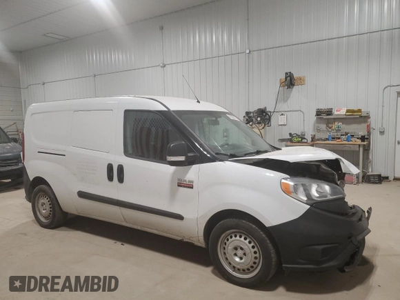 2019 Ram ProMaster City Cargo Tradesman with VIN ZFBHRFAB0K6N45789, listed as a Copart auction lot 47836375 with 152,626 mi miles and Salvage Title. Bid and sale history available at carsss.com. Image 4.