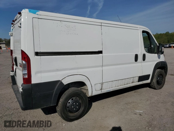 2019 Ram ProMaster Cargo with VIN 3C6TRVAG2KE525347, listed as a Copart auction lot 54296765 with Not Provided miles and Salvage Title. Bid and sale history available at carsss.com. Image 3.