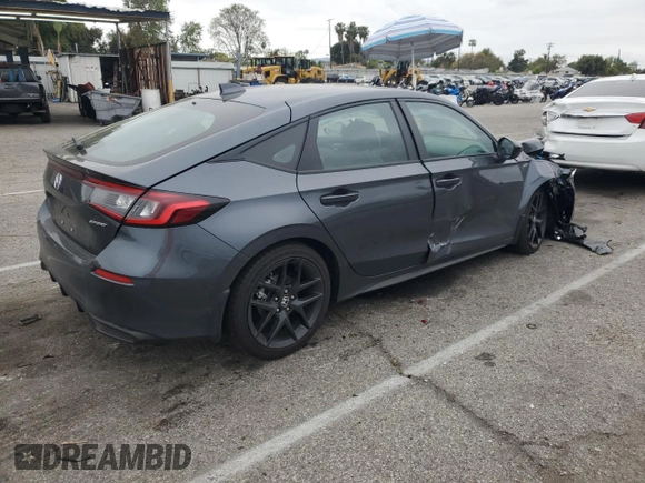 2025 Honda Civic Sport z VIN 19XFL2H83SE010135, wystawiony jako Copart lot #53085035 z przebiegiem 4183 mil mil oraz Szkoda całkowita • Salvage title. Historia ofert i sprzedaży dostępna na DreamBid. Obrazek 3.