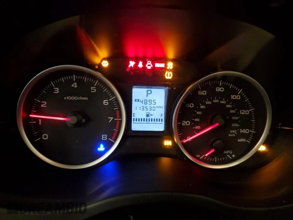 2014 Subaru Crosstrek Premium with VIN JF2GPAVC2E8331885, listed as a Copart auction lot 59390665 with 113,530 mi miles and Salvage title. Bid and sale history available at DreamBid. Image 9.
