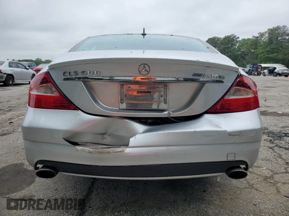 2006 Mercedes-Benz CLS 500 with VIN WDDDJ75X06A061287, listed as a Copart auction lot 54863095 with 74,200 mi miles and Salvage title. Bid and sale history available at DreamBid. Image 6.