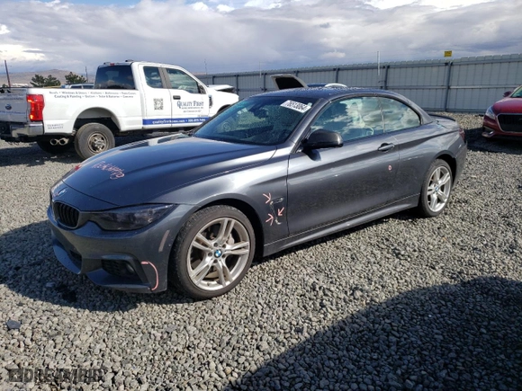 2016 BMW 4 Series 435i xDrive with VIN WBA3T7C59G5A38196, listed as a Copart auction lot 76513064 with 88,006 mi miles and Salvage Title. Bid and sale history available at carsss.com. Image 1.