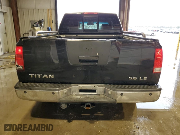 2007 Nissan Titan LE with VIN 1N6BA06A07N213482, listed as a Copart auction lot 51676285 with 184,796 mi miles and Salvage Title. Bid and sale history available at DreamBid. Image 6.