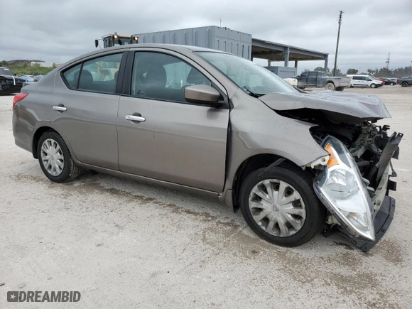 2015 Nissan Versa S Plus with VIN 3N1CN7AP7FL841279, listed as a Copart auction lot 46023345 with 112,081 mi miles and Salvage Title. Bid and sale history available at carsss.com. Image 4.