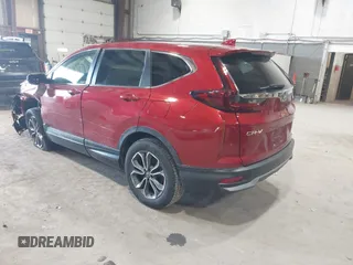 2021 Honda CR-V EX with VIN 2HKRW2H53MH621761, listed as a IAAI auction lot 42071487 with 52,304 mi miles and . Bid and sale history available at carsss.com. Image 3.