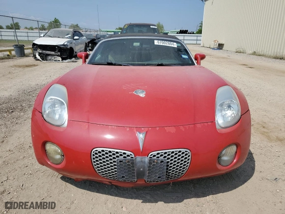 2007 Pontiac Solstice with VIN 1G2MB35BX7Y137681, listed as a Copart auction lot 67002804 with NaN miles and Salvage Title. Bid and sale history available at carsss.com. Image 5.