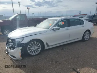 2017 BMW 7 Series 740i xDrive with VIN WBA7E4C59HGU99296, listed as a Copart auction lot 60886265 with Not provided miles and Salvage title. Bid and sale history available at DreamBid. Image 1.