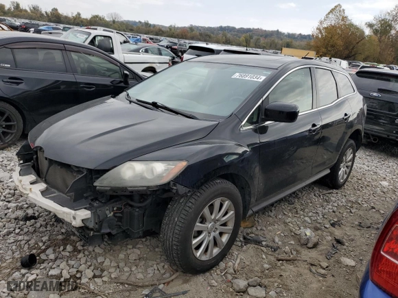 2012 Mazda CX-7 i Sport with VIN JM3ER2B58C0415191, listed as a Copart auction lot 76891034 with 175,718 mi miles and Salvage Title. Bid and sale history available at carsss.com. Image 1.