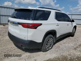 2023 Chevrolet Traverse LT Cloth with VIN 1GNEVGKW0PJ132818, listed as a Copart auction lot 71440884 with 43,638 mi miles and Clean Title. Bid and sale history available at carsss.com. Image 3.