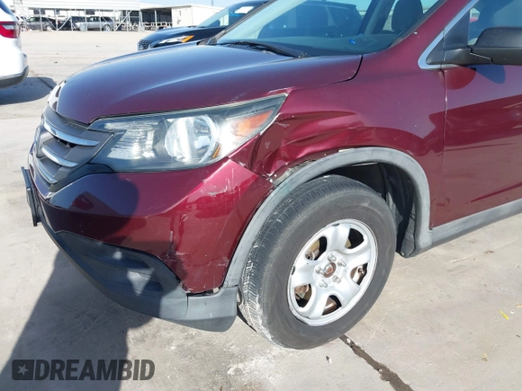2013 Honda CR-V LX with VIN 5J6RM3H35DL038740, listed as a IAAI auction lot 41734748 with 227,261 mi miles. Bid and sale history available at carsss.com. Image 6.