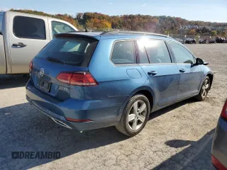2018 Volkswagen Golf SportWagen S with VIN 3VWD17AU6JM767582, listed as a Copart auction lot 77665594 with 51,635 mi miles and Salvage Title. Bid and sale history available at carsss.com. Image 3.