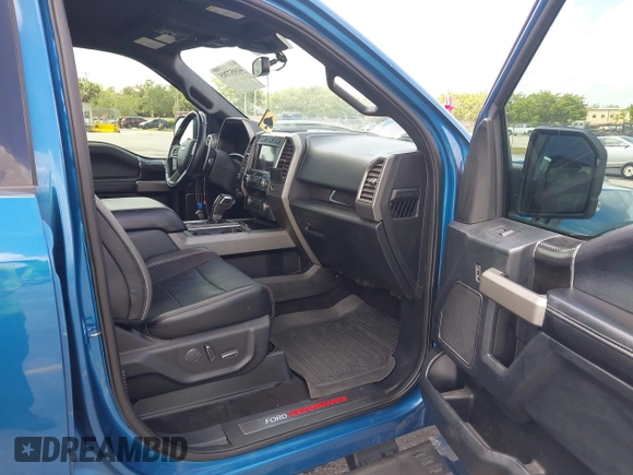 2019 Ford F-150 Raptor with VIN 1FTFW1RG7KFC85441, listed as a IAAI auction lot 41957705 with 16,400 mi miles. Bid and sale history available at carsss.com. Image 5.