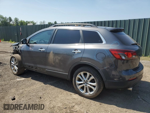 2013 Mazda CX-9 Grand Touring with VIN JM3TB3DV0D0405657, listed as a Copart auction lot 62142165 with 77,951 mi miles and Salvage title. Bid and sale history available at DreamBid. Image 2.