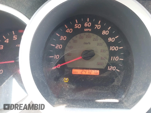 2008 Toyota Tacoma PreRunner with VIN 3TMJU62N78M062878, listed as a IAAI auction lot 41781780 with 247,276 mi miles. Bid and sale history available at carsss.com. Image 7.
