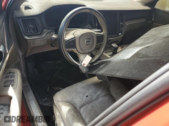 2020 Volvo S60 Momentum with VIN 7JRA22TK3LG073061, listed as a Copart auction lot 55919834 with 0 mi miles and Salvage Title. Bid and sale history available at carsss.com. Image 8.