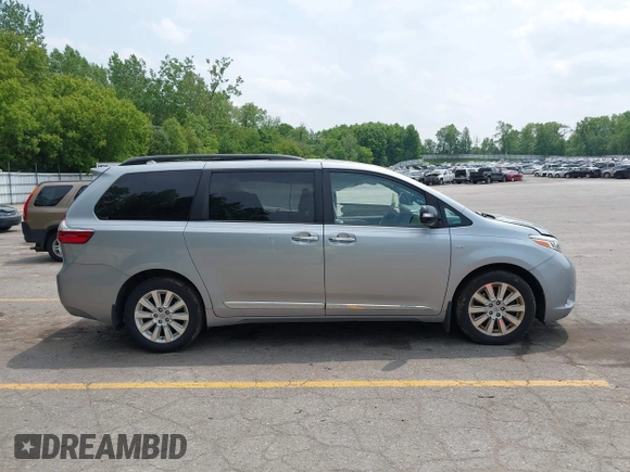 2016 Toyota Sienna Limited z VIN 5TDDK3DC4GS139010, wystawiony jako IAAI lot #42377961 z przebiegiem 152 780 mil mil oraz . Historia ofert i sprzedaży dostępna na DreamBid. Obrazek 13.