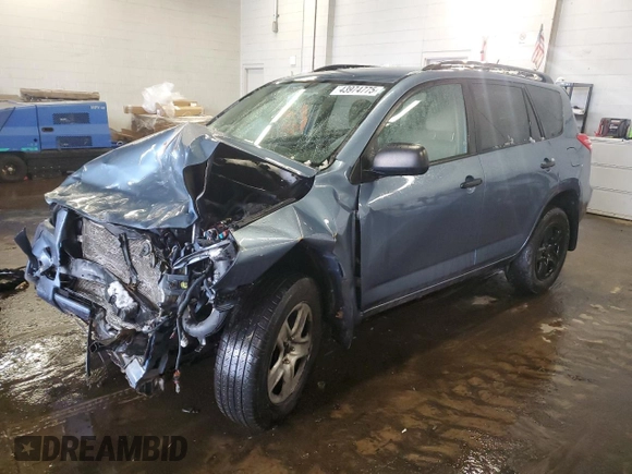 2012 Toyota RAV4 with VIN 2T3JF4DV6CW196073, listed as a Copart auction lot 43974775 with 0 mi miles and Salvage Title. Bid and sale history available at carsss.com. Image 1.