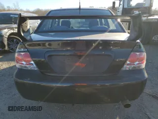 2006 Mitsubishi Lancer OZ-Rally with VIN JA3AJ86E16U059013, listed as a Copart auction lot 80056014 with 107,179 mi miles and Clean Title. Bid and sale history available at DreamBid. Image 6.