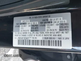 2016 Mazda CX-5 Sport with VIN JM3KE4BY3G0843177, listed as a IAAI auction lot 41804094 with 193,461 mi miles. Bid and sale history available at carsss.com. Image 9.