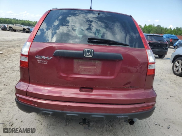 2011 Honda CR-V LX with VIN 5J6RE3H3XBL041790, listed as a Copart auction lot 52632465 with 114,196 mi miles and Salvage Title. Bid and sale history available at carsss.com. Image 6.