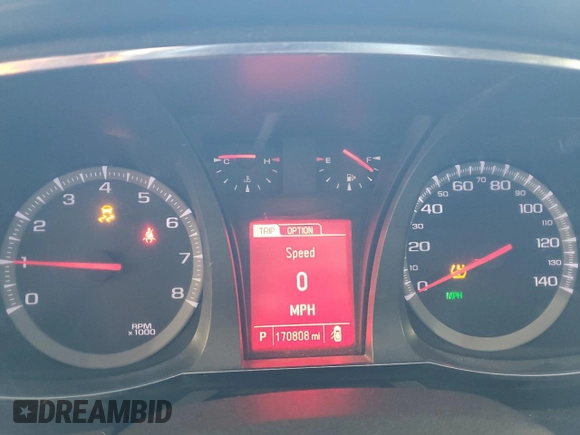 2013 GMC Terrain SLE with VIN 2GKFLSE36D6186130, listed as a Copart auction lot 45979775 with 170,808 mi miles and Salvage Title. Bid and sale history available at DreamBid. Image 9.