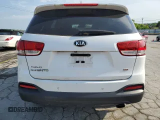2017 Kia Sorento LX with VIN 5XYPG4A33HG241888, listed as a Copart auction lot 54912715 with 133,956 mi miles and Clean Title. Bid and sale history available at carsss.com. Image 6.