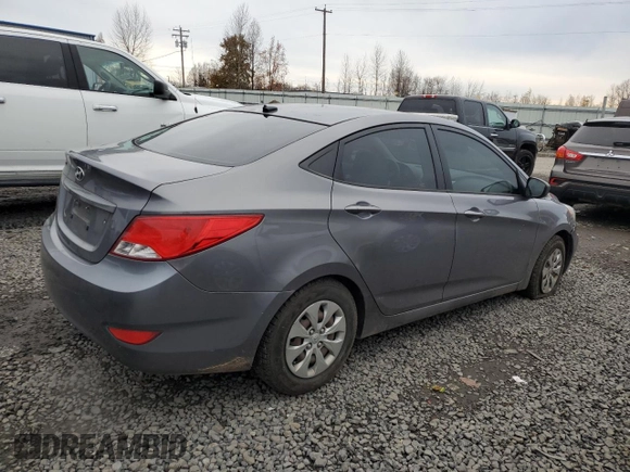 2015 Hyundai Accent GLS with VIN KMHCT4AEXFU817530, listed as a Copart auction lot 84663344 with 125,410 mi miles and Salvage Title. Bid and sale history available at carsss.com. Image 3.
