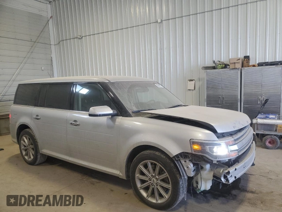 2014 Ford Flex Limited with VIN 2FMGK5D86EBD27008, listed as a Copart auction lot 88843025 with 132,846 mi miles and Salvage Title. Bid and sale history available at carsss.com. Image 4.