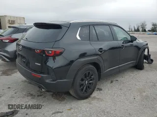 2025 Mazda CX-50 S Select with VIN 7MMVABAM6SN317805, listed as a Copart auction lot 46828215 with 4,855 mi miles and Clean Title. Bid and sale history available at DreamBid. Image 3.