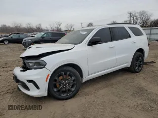 2024 Dodge Durango GT with VIN 1C4RDJDG7RC141054, listed as a Copart auction lot 44814655 with 2,354 mi miles and Salvage Title. Bid and sale history available at DreamBid. Image 1.