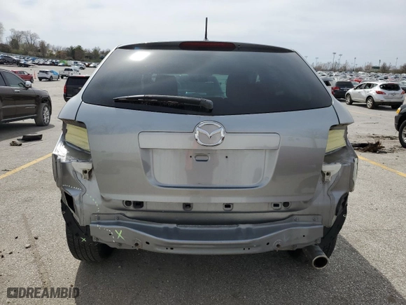 2011 Mazda CX-7 i SV with VIN JM3ER2A53B0396159, listed as a Copart auction lot 49671495 with 126,959 mi miles and Salvage Title. Bid and sale history available at carsss.com. Image 6.