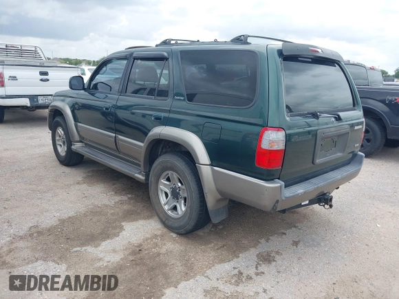 2000 Toyota 4Runner Limited with VIN JT3GN87RXY0163743, listed as a IAAI auction lot 42142809 with 185,320 mi miles and . Bid and sale history available at DreamBid. Image 3.