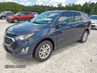 2018 Chevrolet Equinox LT with VIN 3GNAXJEV4JL370762, listed as a Copart auction lot 62021645 with 54,486 mi miles and Salvage title. Bid and sale history available at DreamBid. Image 1.