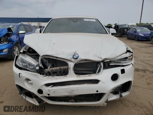 2016 BMW X6 xDrive35i with VIN 5UXKU2C55G0N81617, listed as a Copart auction lot 52190213 with 73,585 mi miles. Bid and sale history available at carsss.com. Image 5.