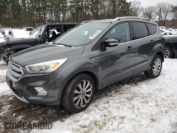 2017 Ford Escape Titanium with VIN 1FMCU9J99HUA07113, listed as a Copart auction lot 45273635 with 150,480 mi miles and Clean Title. Bid and sale history available at carsss.com. Image 1.