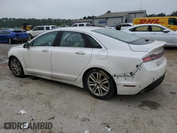 2013 Lincoln MKZ z VIN 3LN6L2J91DR823693, wystawiony jako Copart lot #55827045 z przebiegiem 173 978 mil mil oraz Szkoda całkowita • Salvage title. Historia ofert i sprzedaży dostępna na DreamBid. Obrazek 2.