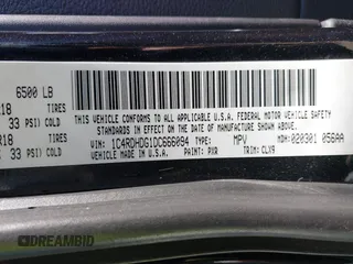 2013 Dodge Durango Crew with VIN 1C4RDHDG1DC666094, listed as a IAAI auction lot 41940121 with 93,131 mi miles and . Bid and sale history available at carsss.com. Image 9.
