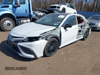 2022 Toyota Camry TRD with VIN 4T1KZ1AK9NU071181, listed as a IAAI auction lot 41758219 with 103,200 mi miles and . Bid and sale history available at DreamBid. Image 2.