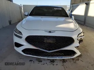 2022 Genesis G70 3.3T with VIN KMTG54TE7NU101021, listed as a Copart auction lot 79877954 with 21,868 mi miles and Clean Title. Bid and sale history available at DreamBid. Image 5.