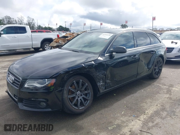 2010 Audi A4 2.0T Premium Plus with VIN WAUWFAFL9AA147569, listed as a IAAI auction lot 41493195 with 100,666 mi miles. Bid and sale history available at carsss.com. Image 2.