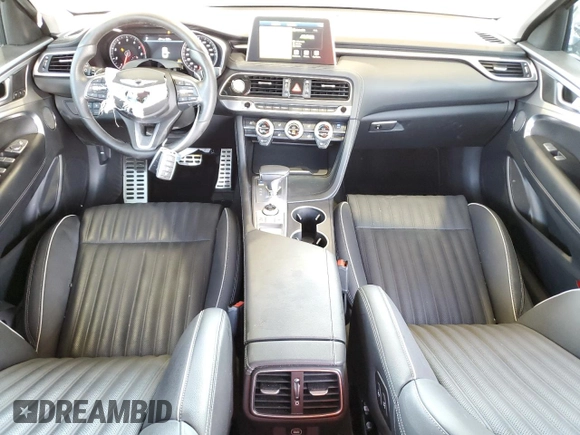 2019 Genesis G70 3.3T Advanced with VIN KMTG74LE2KU026363, listed as a Copart auction lot 56954414 with 11,832 mi miles and Non Repairable. Bid and sale history available at carsss.com. Image 8.