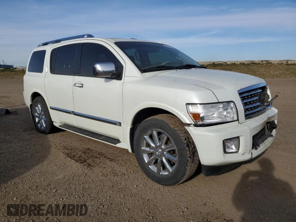 2009 Infiniti QX56 with VIN 5N3AA08C59N901495, listed as a Copart auction lot 78002924 with 127,879 mi miles and Salvage Title. Bid and sale history available at carsss.com. Image 4.