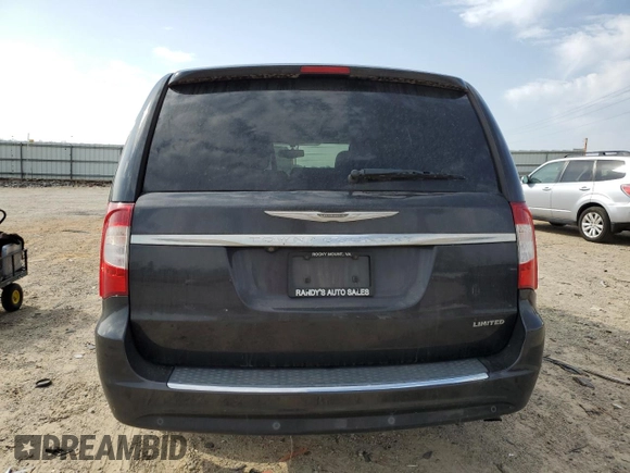 2014 Chrysler Town & Country Limited with VIN 2C4RC1GG2ER228697, listed as a Copart auction lot 43359615 with 144,579 mi miles and Salvage Title. Bid and sale history available at DreamBid. Image 6.
