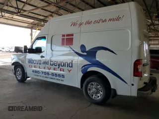 2021 Nissan NV SV with VIN 1N6AF0LY1MN806634, listed as a Copart auction lot 68228664 with 181,076 mi miles and Salvage Title. Bid and sale history available at carsss.com. Image 2.