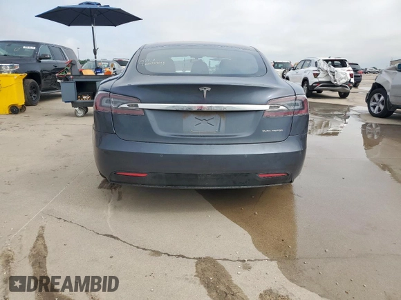 2020 Tesla Model S Long Range with VIN 5YJSA1E29LF385201, listed as a Copart auction lot 59536305 with 57,108 mi miles and Salvage title. Bid and sale history available at DreamBid. Image 6.