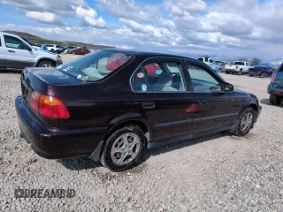 2000 Honda Civic LX with VIN 1HGEJ6673YL047996, listed as a Copart auction lot 51451505 with 216,329 mi miles and Clean Title. Bid and sale history available at DreamBid. Image 3.
