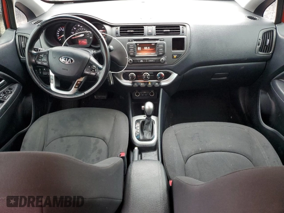 2015 Kia Rio EX with VIN KNADN4A34F6448442, listed as a Copart auction lot 43217555 with 111,082 mi miles and Salvage Title. Bid and sale history available at carsss.com. Image 8.