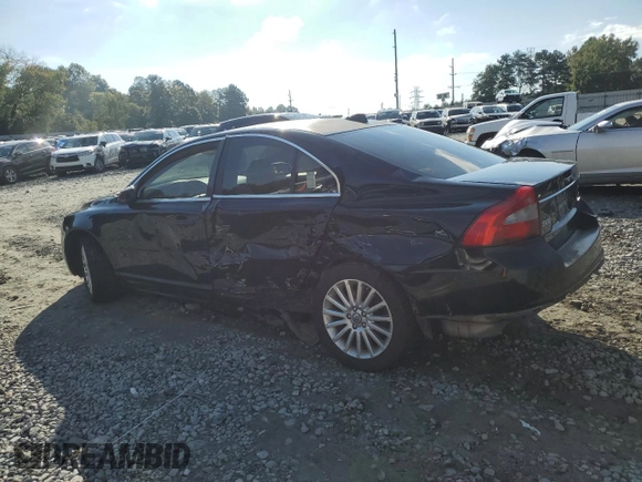 2008 Volvo S80 3.2L with VIN YV1AS982781077716, listed as a Copart auction lot 72311754 with 0 mi miles and Salvage Title. Bid and sale history available at carsss.com. Image 2.