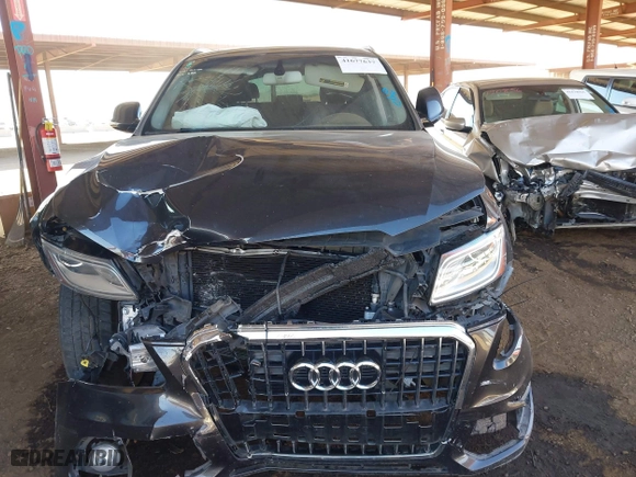 2015 Audi Q5 Premium with VIN WA1CFAFP1FA136866, listed as a IAAI auction lot 41677637 with 1 mi miles. Bid and sale history available at carsss.com. Image 12.